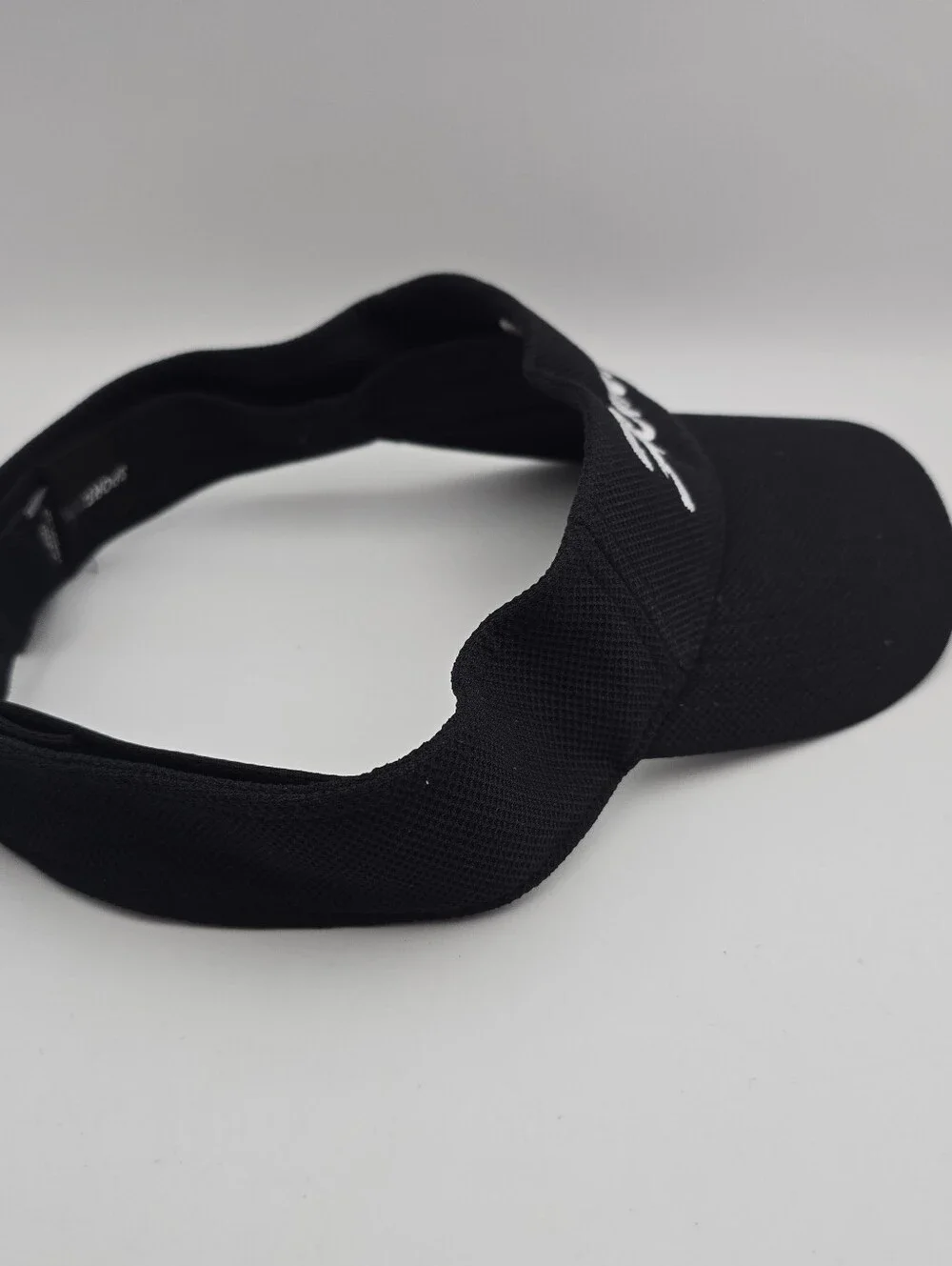 Sport-Tek Fremont Black Adjustable Visor
